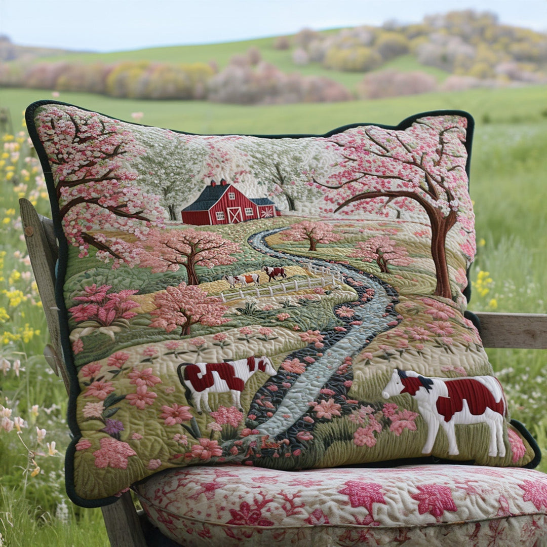 Spring Meadow Quilted Bedding Pillow Case NCU0PT7005