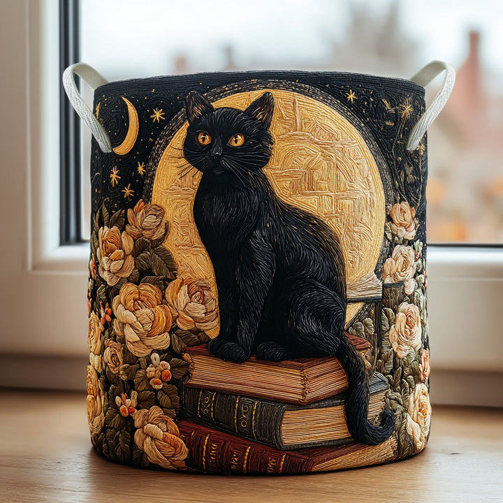 Cat Quilted Laundry Basket NCU0QN014