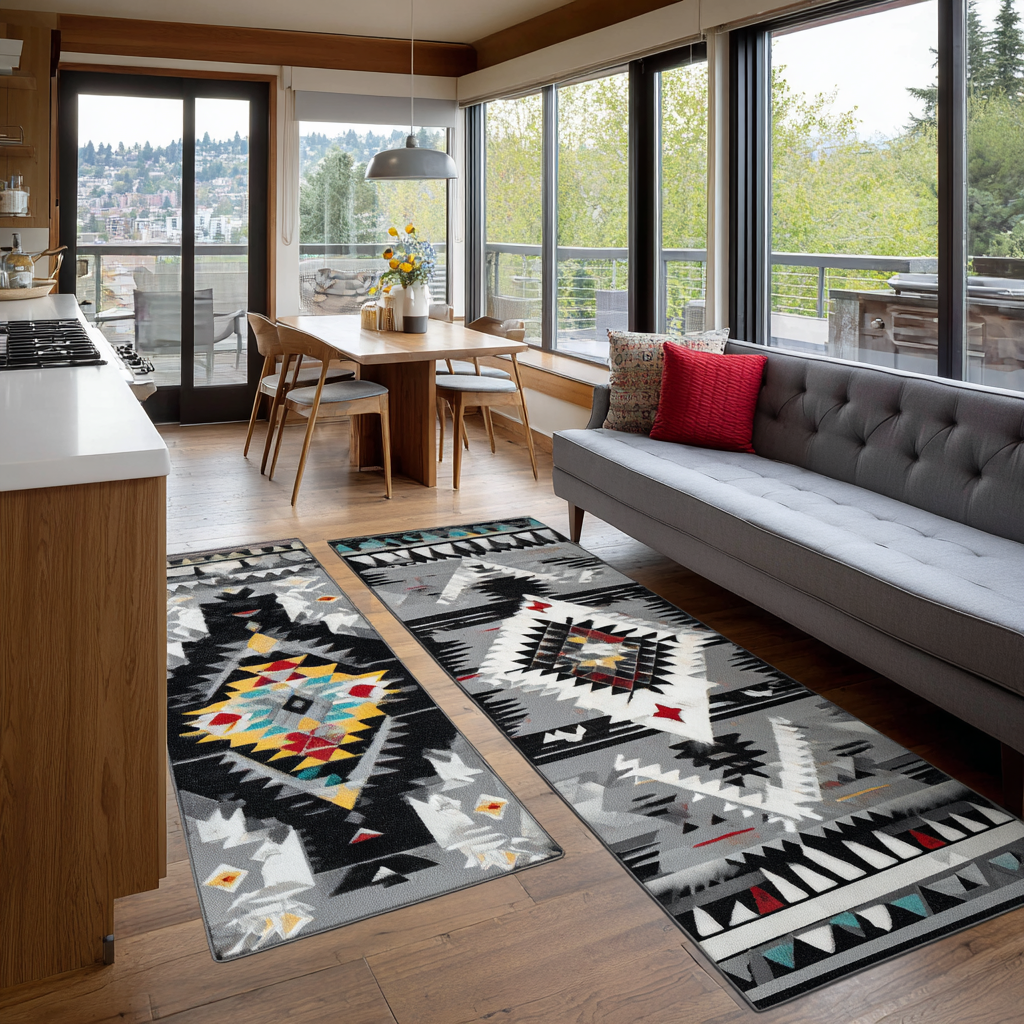 Sunlit Echo Kitchen Area Rug NCU0DK11054