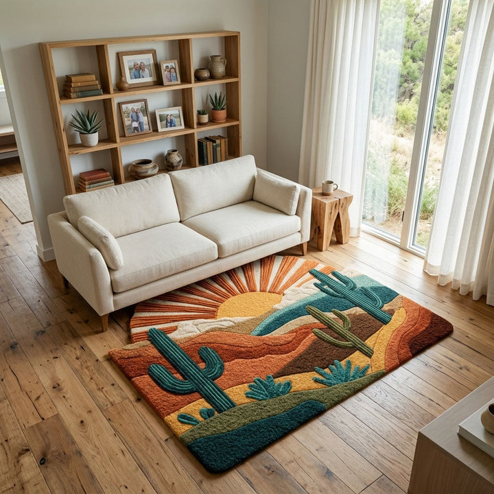 Sunset Valley Custom Shape Area Rug NCU0DK12304