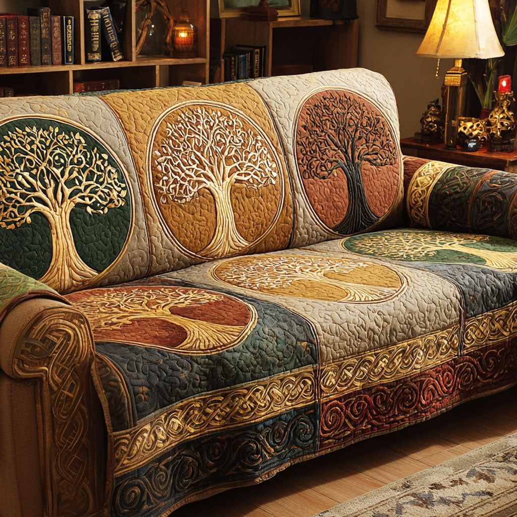 Timeless Eden Quilted Sofa Cover NCU0TV577