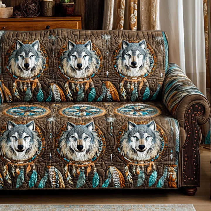 Native Quilted Sofa Cover NCU0VT284