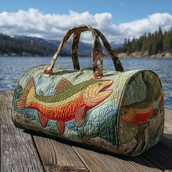 Fishing Quilted Duffle Bag NCU0VT259