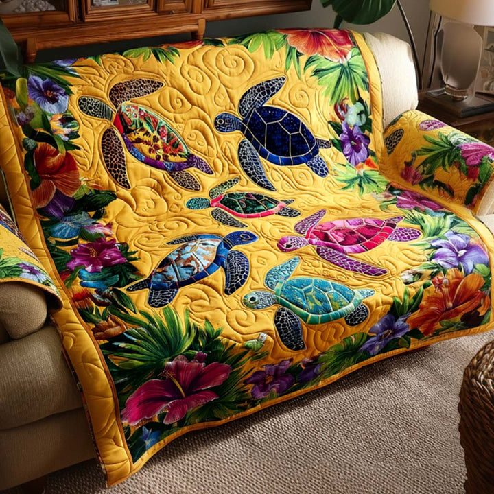Turtle Quilted Sofa Cover NCU0VT361