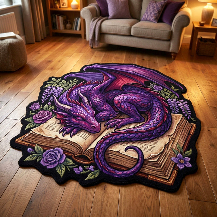 Violet Spell Custom Shape Area Rug NCU0TV1831