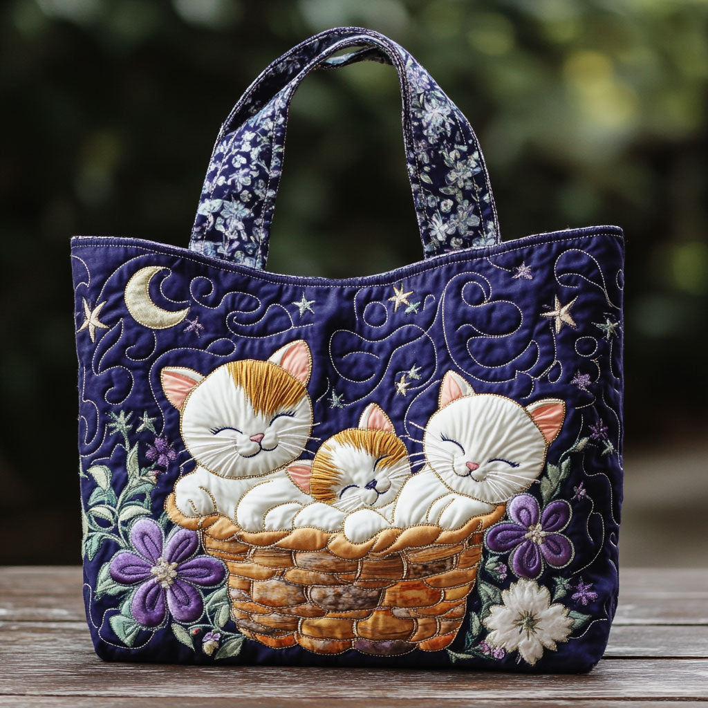 Midnight Basket CP2509034CL Quilted Tote Bag