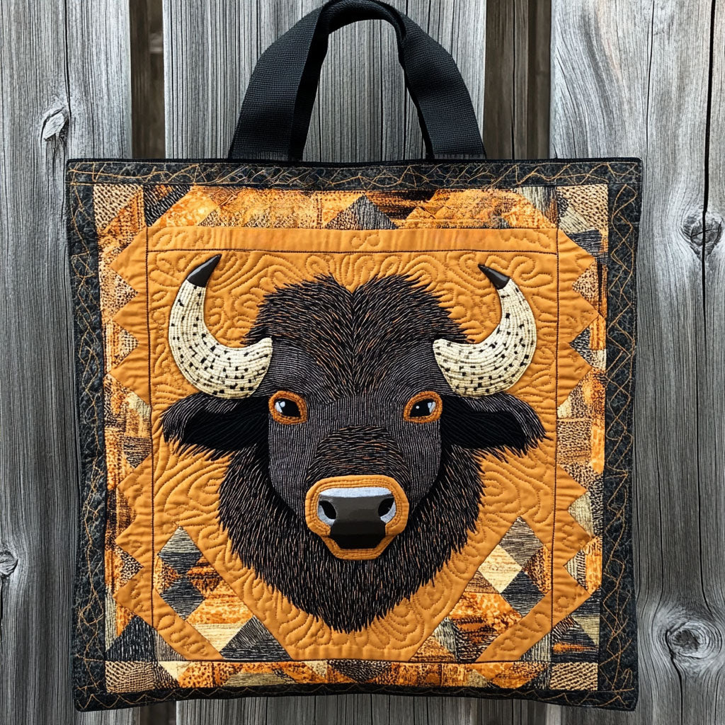 Spiritforge Bison WN0901076CL Quilted Tote Bag