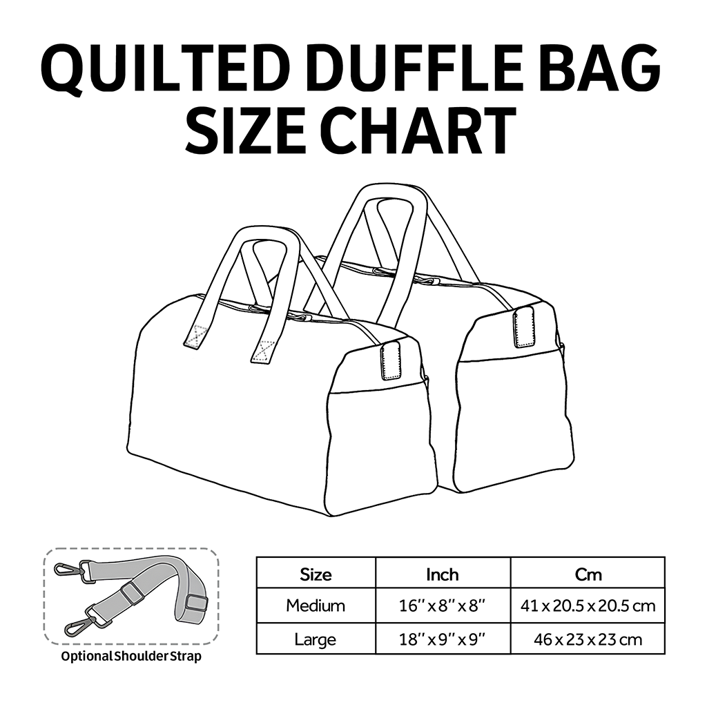 Classic Spaniel Quilted Duffle Bag NCU0PT9325